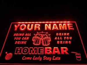 10"X8"New Chinese Blessing Neon Sign Light Red Glass Beer Bar Decor Door Poster 