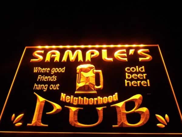 Neighborhood-light-Pub-sign