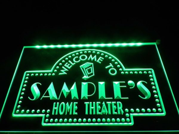 custom movie theater sign