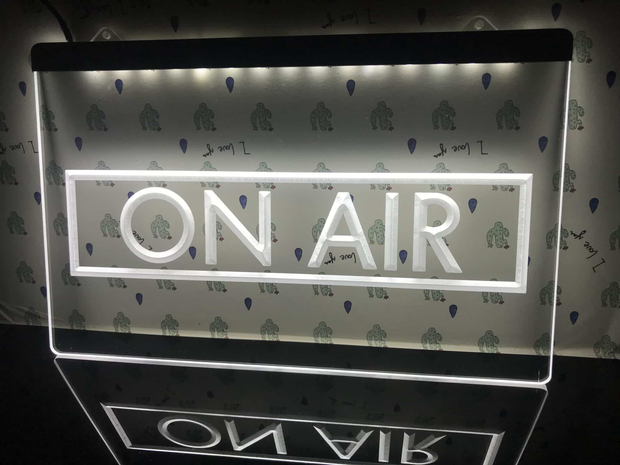 On Air light Light Signs Cave