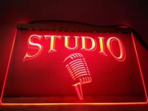 Red"QUIET PLEASE RECORDING IN PROGRESS" Neon Sign Light Home Broadcast Podcast 