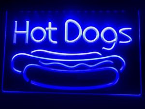 Hot-dog-sign