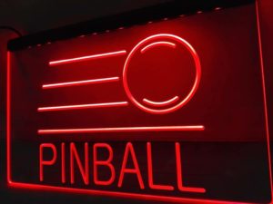 Pinball-sign