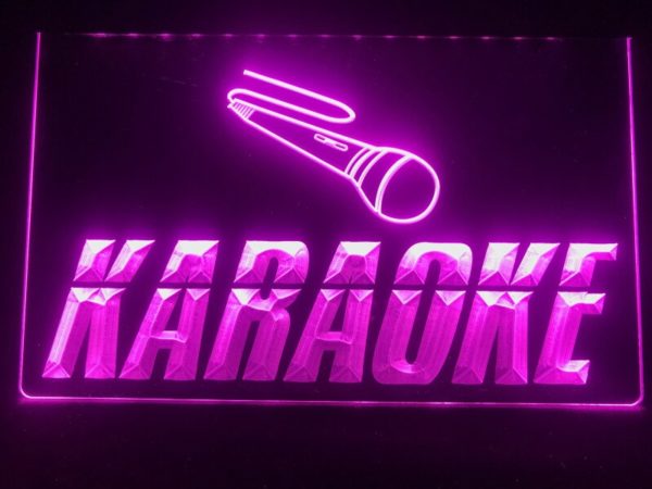 Karaoke lighted sign Game room karaoke Box LED display 3