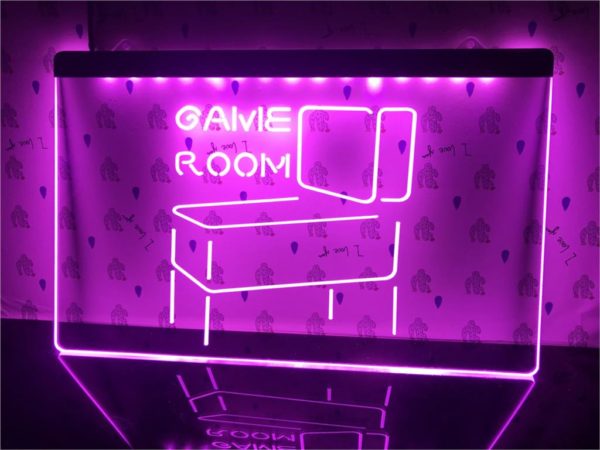 game room sign