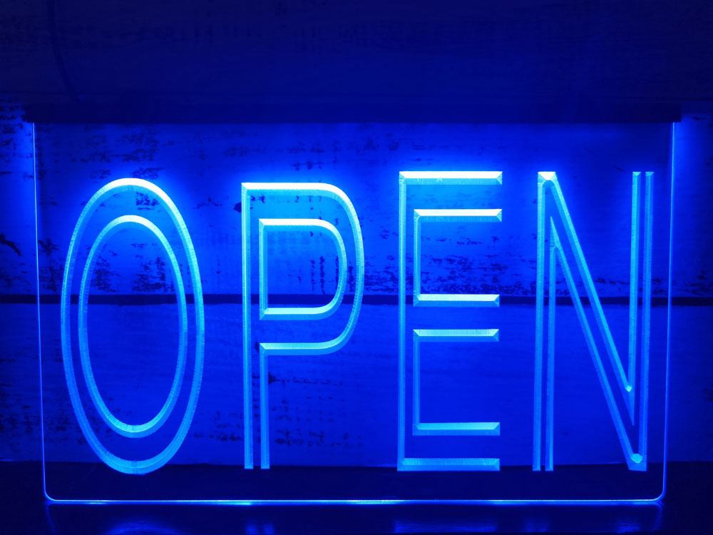business open signs