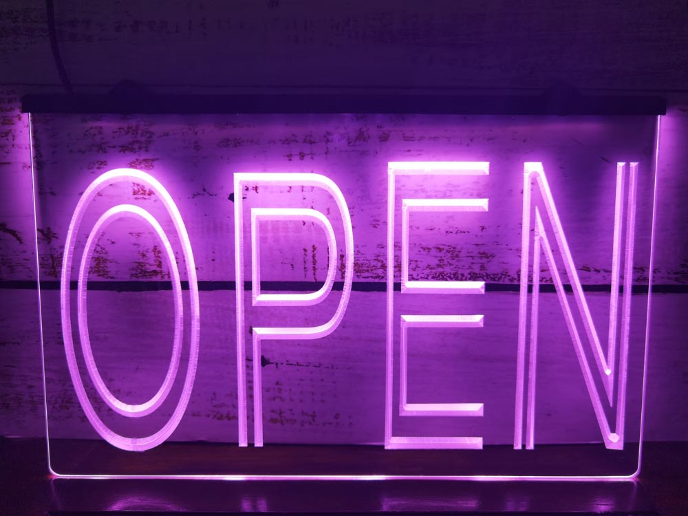 open led sign