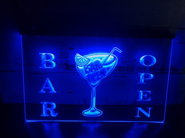 Bar open sign