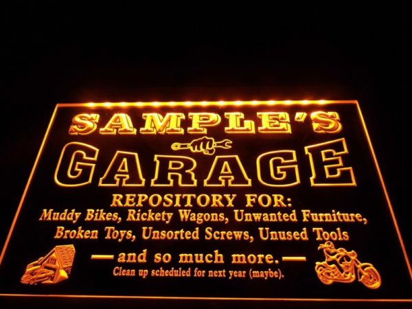 lighted-garage-signs