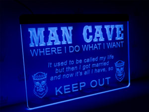 man cave light up sign