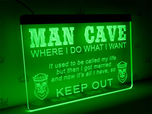 funny man cave sign