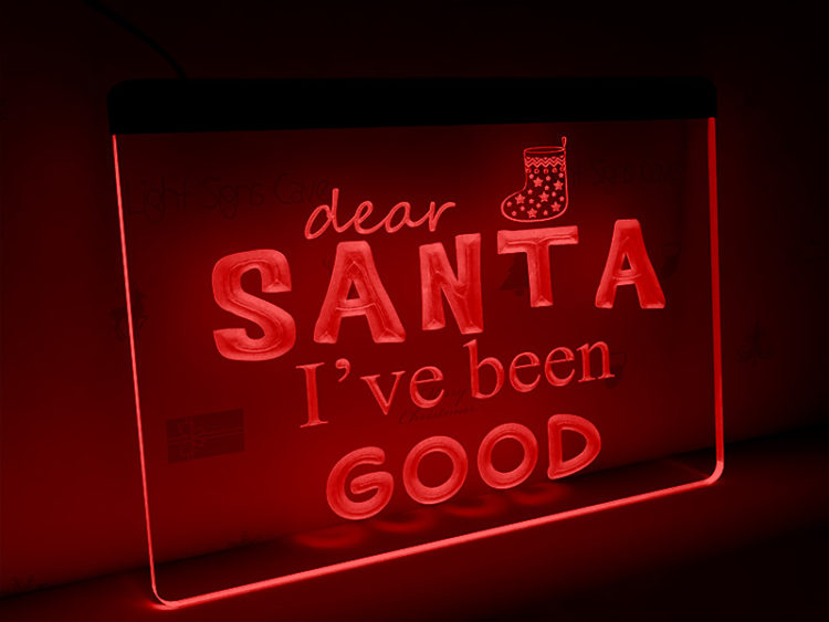 Dear Santa sign