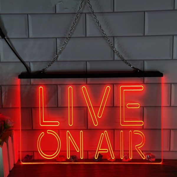 Live on air sign