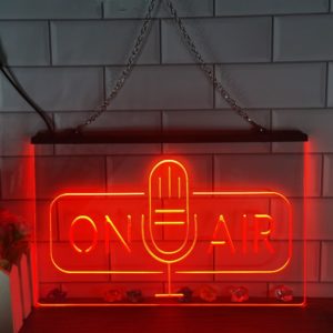 On air signage