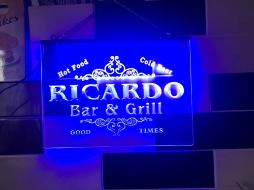 Bar and grill sign | Personalized photo review