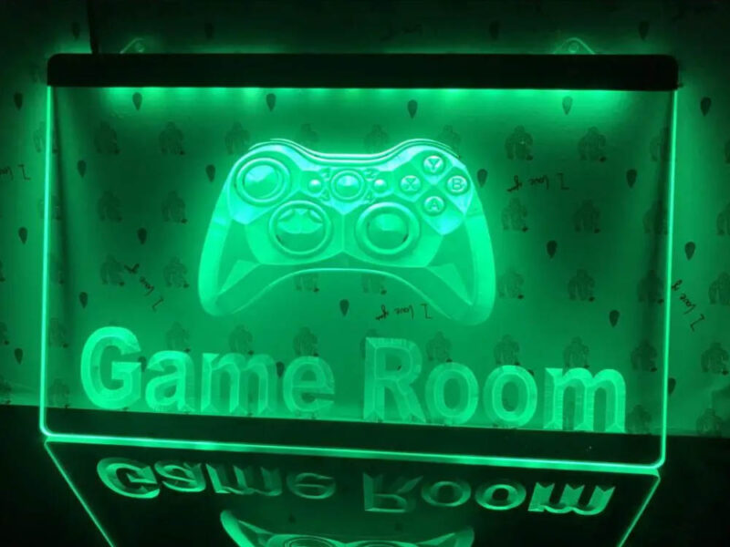 Game room sign