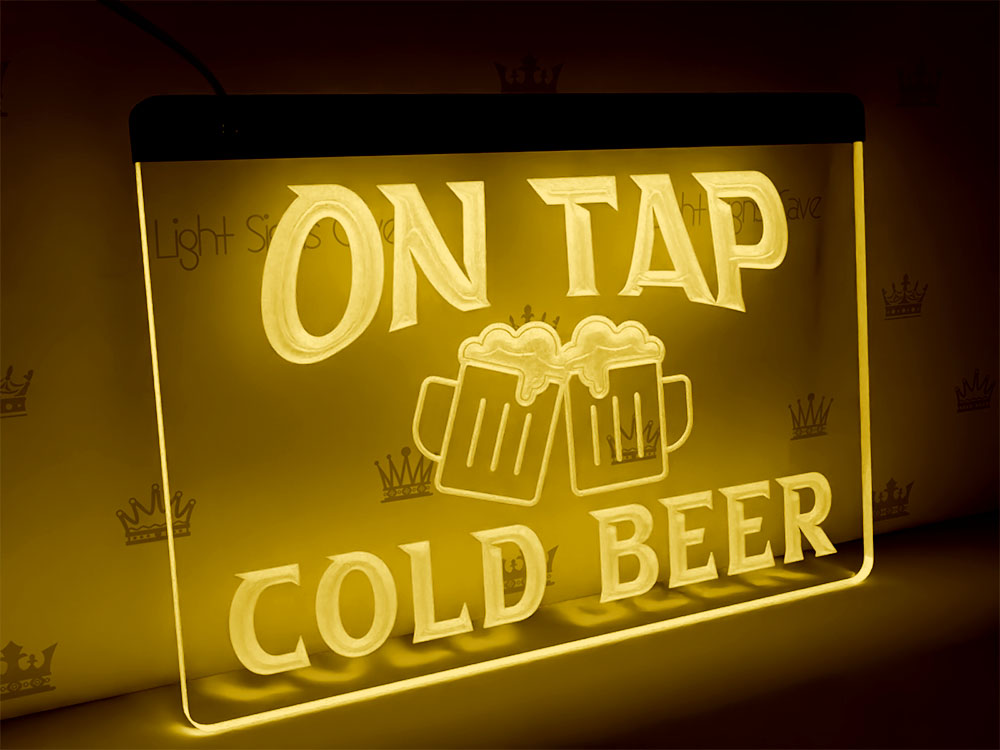 led beer sign