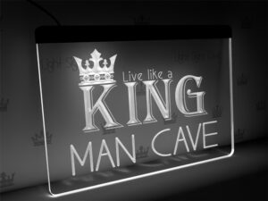 King man cave sign