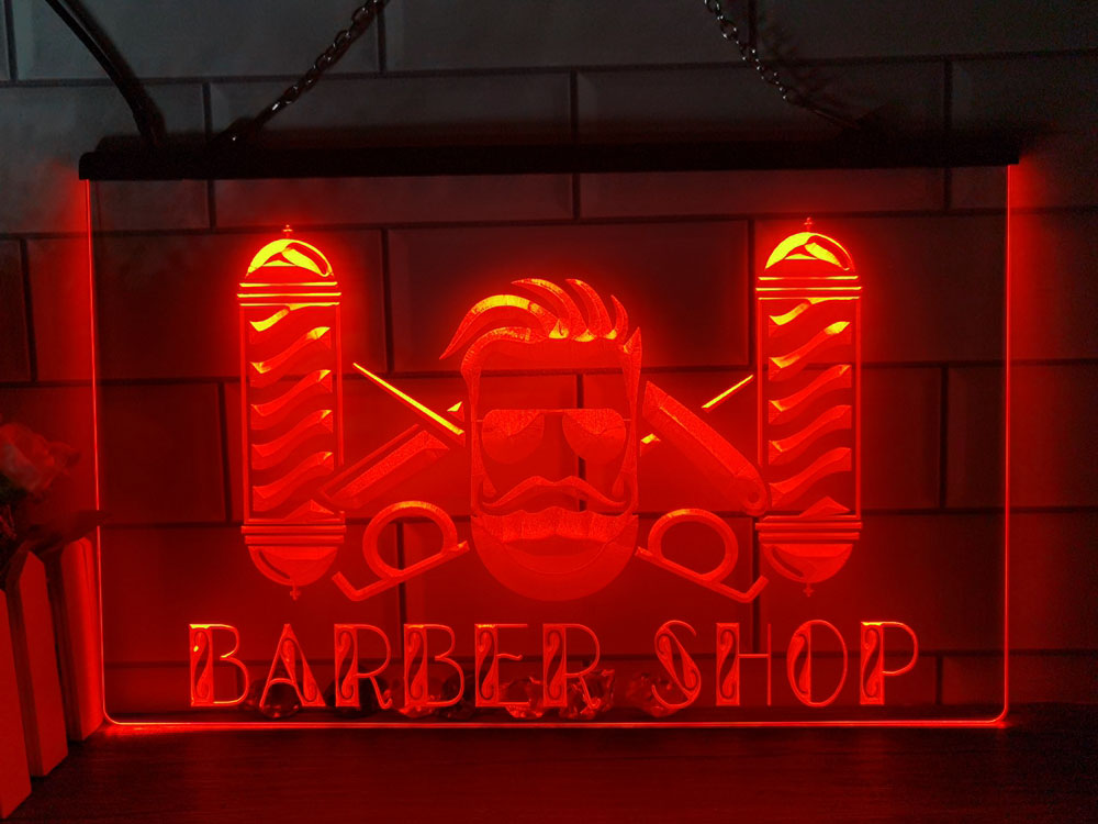 barber shop sign