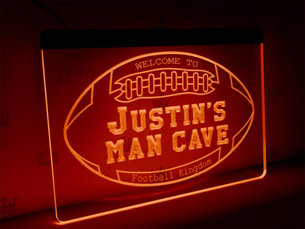 custom name man cave sign
