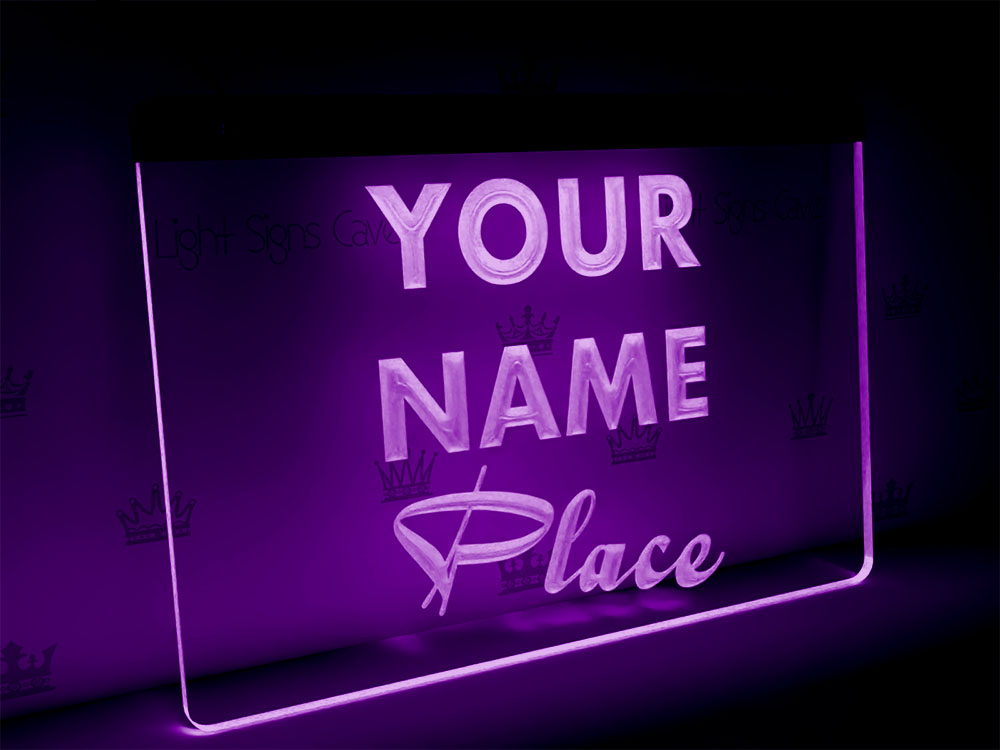 personalized name place sign