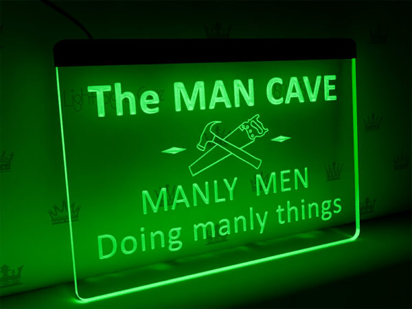 light up man cave decor