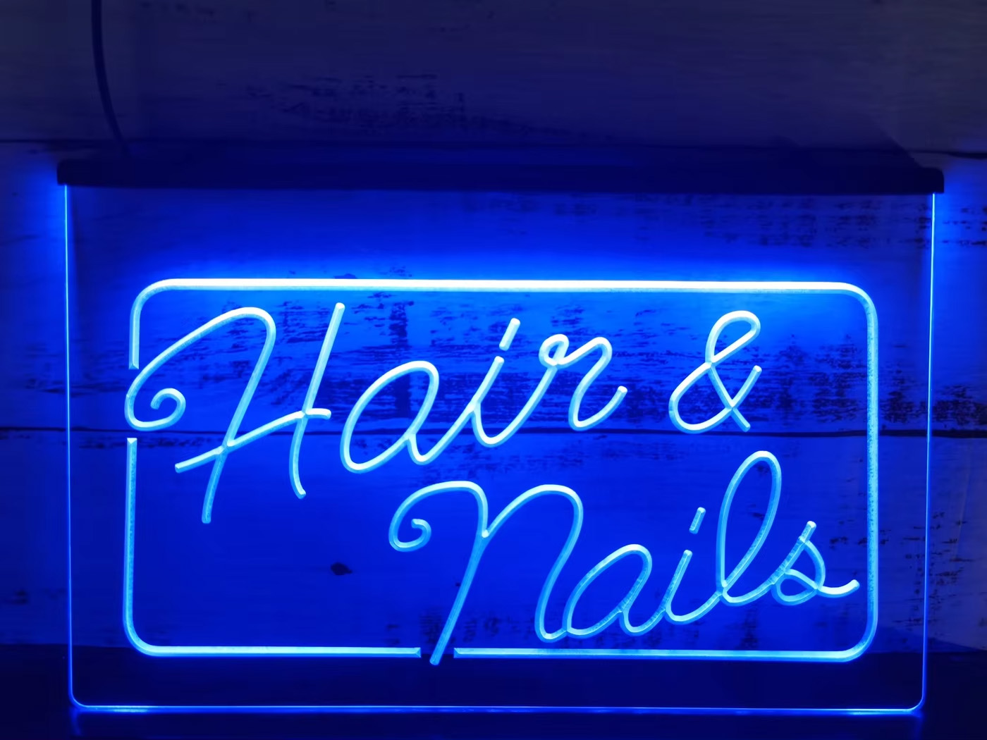 Hair and Nails LED sign